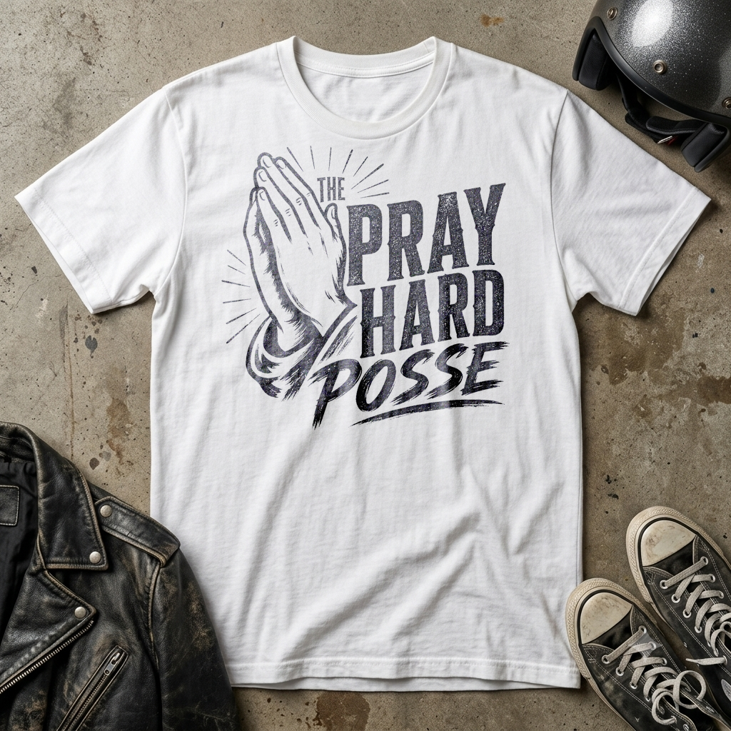 The Pray Hard Posse T-Shirt