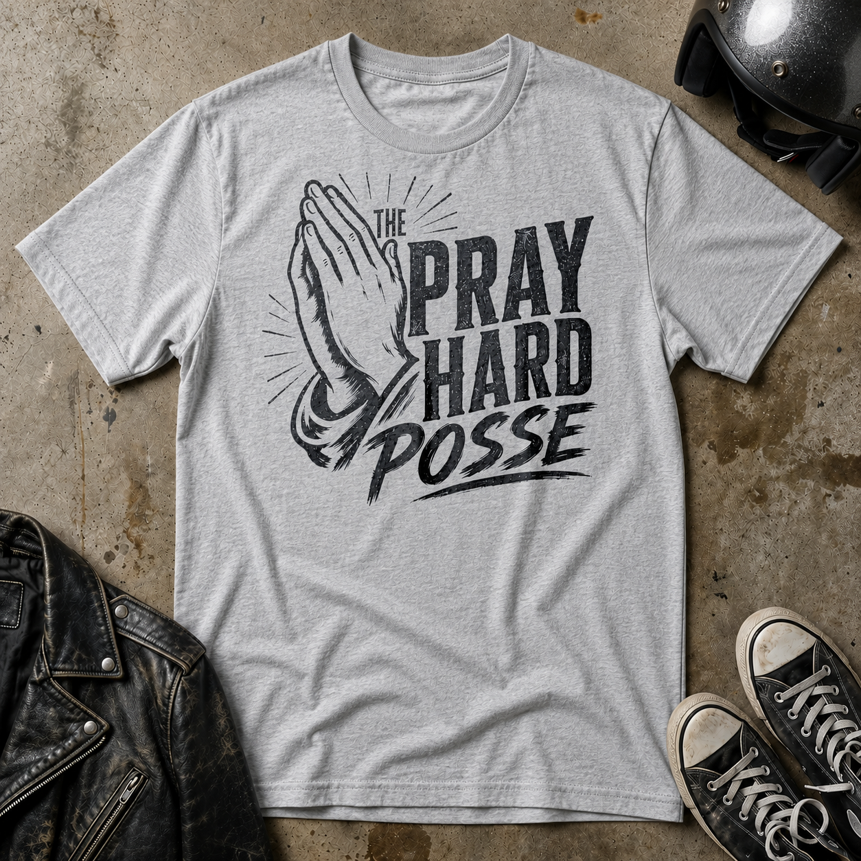 The Pray Hard Posse T-Shirt