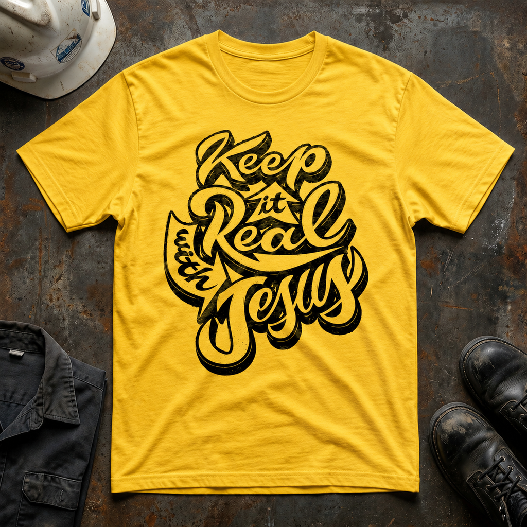 Keep It Real With Jesus T-Shirt