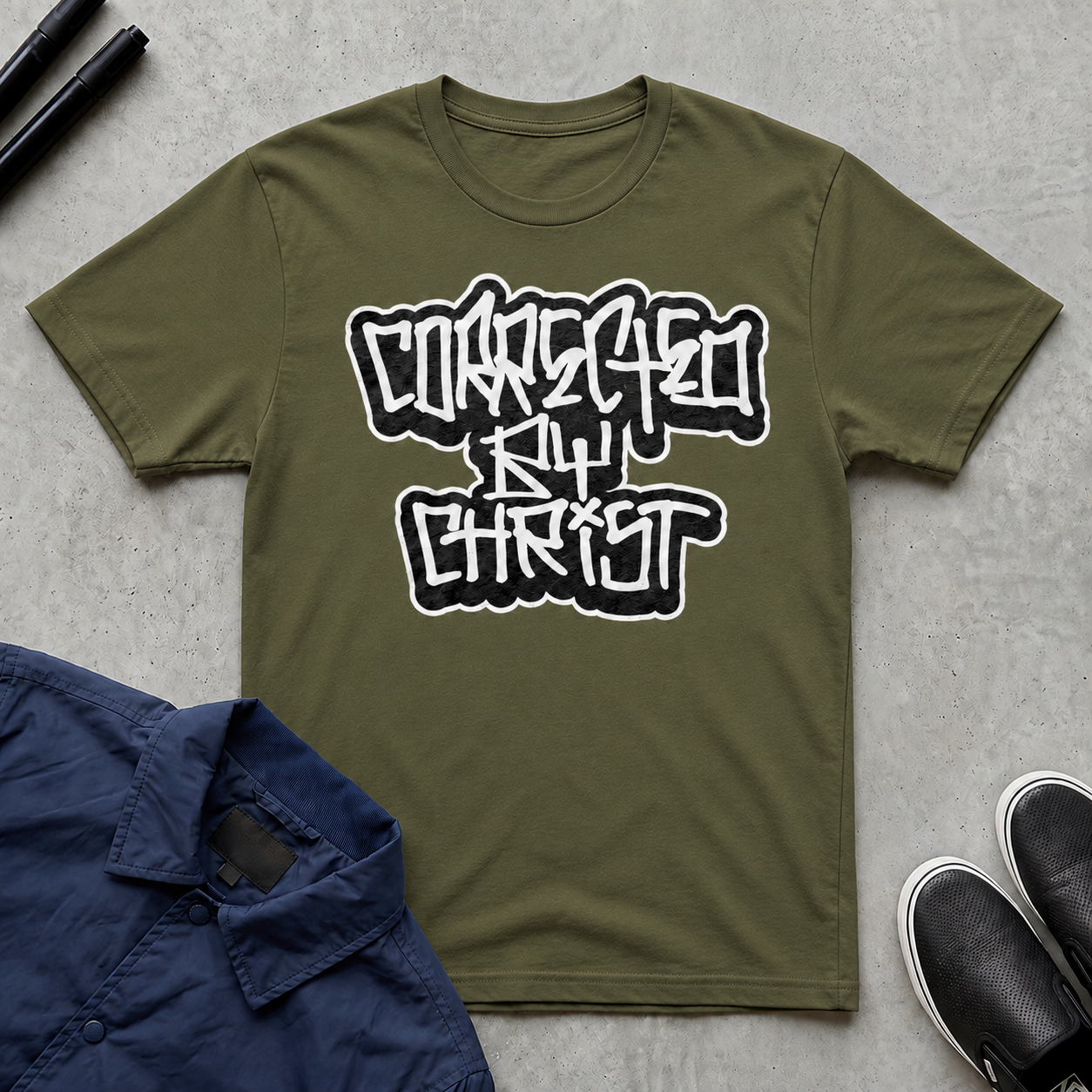 Sharpie Text T-Shirt