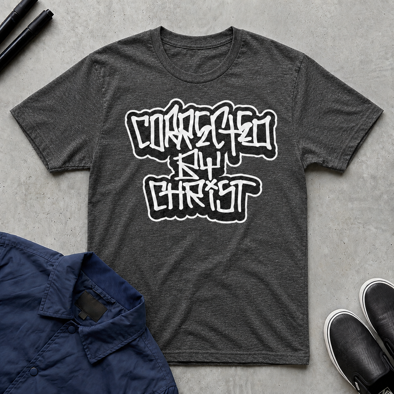 Sharpie Text T-Shirt